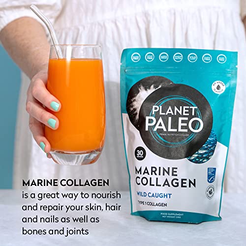 Pure Marine Collagen Powder (60 Servings, 450g) - for Healthy Skin, Hair and Nails, and Gut Health