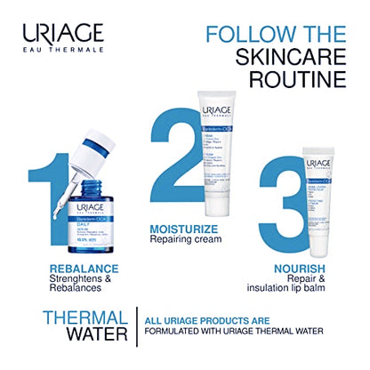 Uriage Bariederm Cica-Cream - Face and Body Cream that Protects & Repairs Irritated Skin