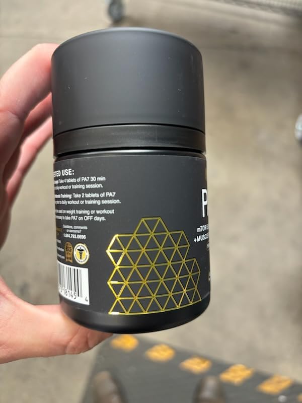 HPN PA(7) Phosphatidic Acid Muscle Builder Top Natural Muscle Builder - Boost mTOR - Build Mass and Strength from Your Workout - 10 Day Supply - Mediator phosphatidic acid with L-leucine supports protein synthesis, lean muscle and strength from training