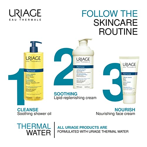 Uriage Xemose Lipid-Replenishing Anti-Irritation Cream - Soothing Moisturizing Lotion