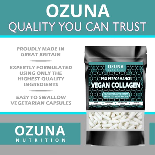 Pro Performance Vegan Collagen Complex - Vegetarian Collagen Capsules, Plant Based Collagen