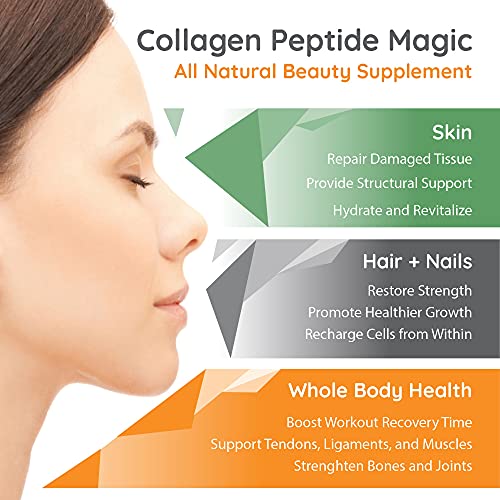 Pure Health Unflavored Collagen Powder Supplement 454g - 20g of Protein Per Serving