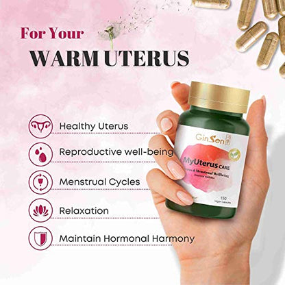 GinSen MyUterus Care for Women’s Warm Uterus, Pregnancy & Menstrual Wellness