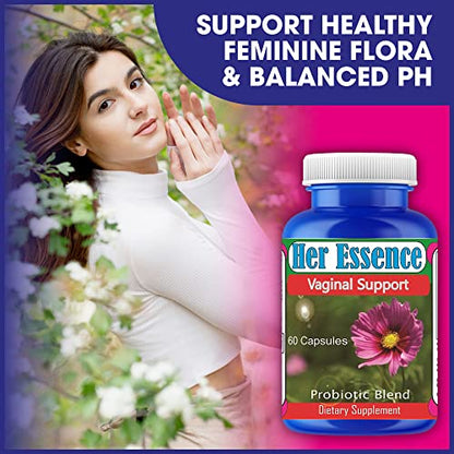 Her Essence Womens Probiotic for Gut Health, Prebiotics and Probiotics