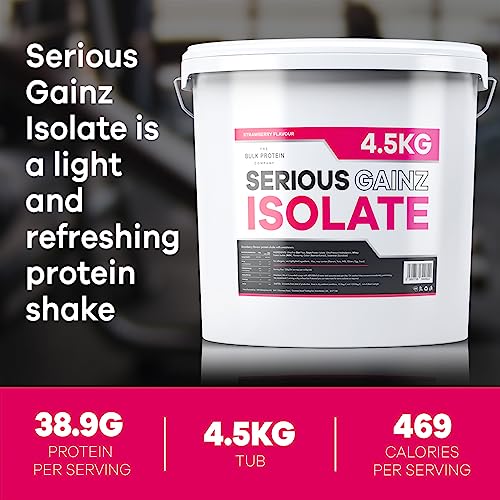 The Bulk Protein Company, Serious Gainz Isolate - 4.5kg - Whey Protein Powder