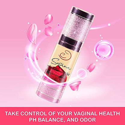 SASÁNA All Natural Feminine Spray - Effective Relief from Dryness, BV, Itch - 100% Organic Yoni Oil