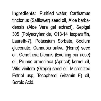 Naturally Complete Estrogen Cream 2 oz. Jar - Non GMO - Soy Free - Gluten Free - Fragrance Free