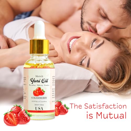 MERICH Natural Yoni Oil - Feminine Yoni Detox Oil - Naturally Scented Vaginal Oil - Restores pH Balance
