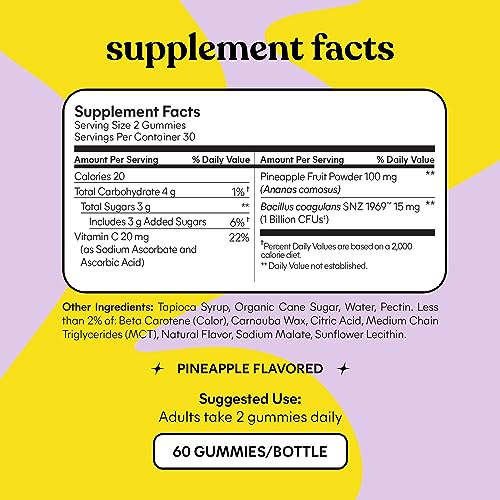 Lemme Purr Vaginal Probiotic Gummies for Women - Balanced pH, Healthy Odor, Yeast Balance & Flora
