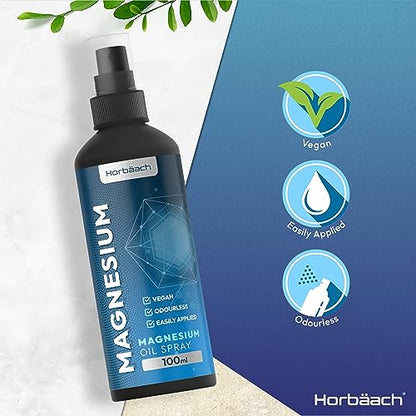 Magnesium Spray for Restless Legs, Muscles, Sleep - 100ml - Magnesium Chloride Oil
