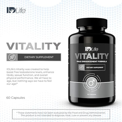 IDLife - Vitality - Energy Support Supplement - Enhance Physical, Improve Blood Flow