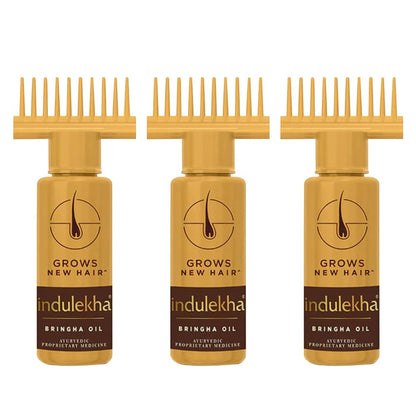 Indulekha Bringha Complete Hair Care Oil 100ml (Pack of 3)