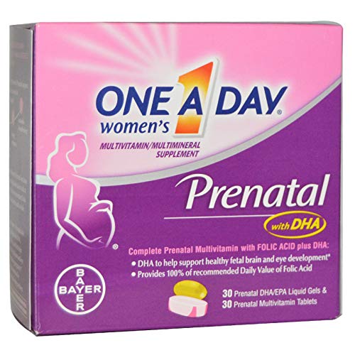 One A Day Women's Prenatal Vitamins, Twin Pack, 60 Count