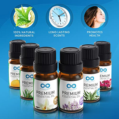 Everlasting Comfort Pure Essential Oils Set - Natural Aromatherapy Essential Oils for Diffuser
