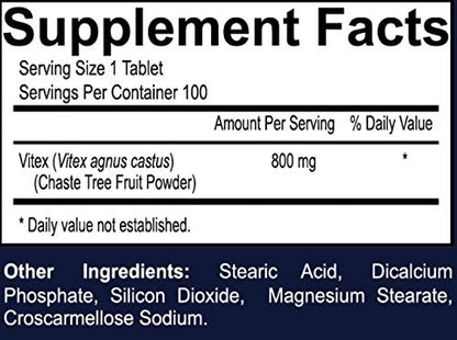 Your Nutritionist Vitex Chasteberry Extract for Women, Hormone Balance, Fertility, Menopause