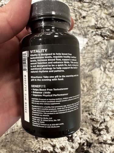 IDLife - Vitality - Energy Support Supplement - Enhance Physical, Improve Blood Flow