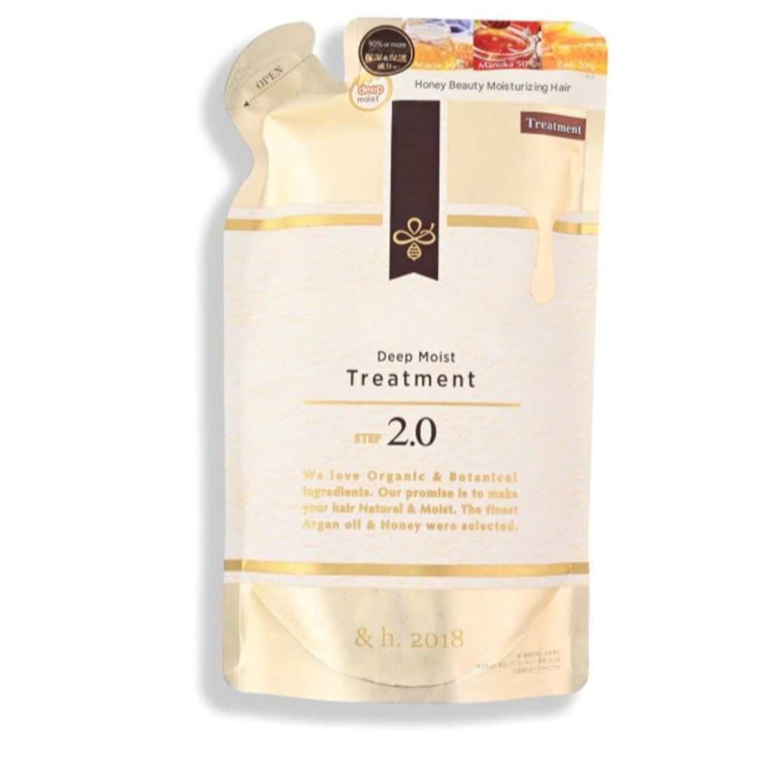 Deep Moist - Deep Moisturizing & Repairing Hair Oil for Dry/Damaged Hair, Honey-Infused, Sulfate/Paraben Free, French Lavender Honey Scent, Hair Care for Women - 350g