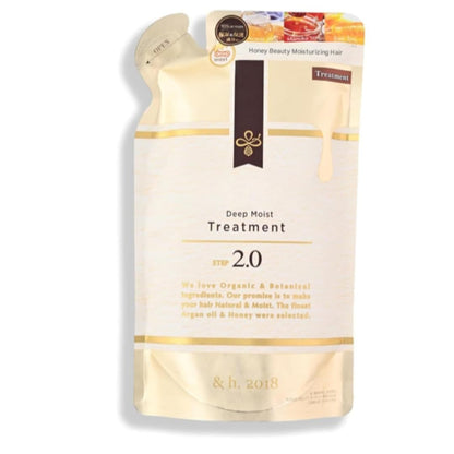 Deep Moist - Deep Moisturizing & Repairing Hair Oil for Dry/Damaged Hair, Honey-Infused, Sulfate/Paraben Free, French Lavender Honey Scent, Hair Care for Women - 350g
