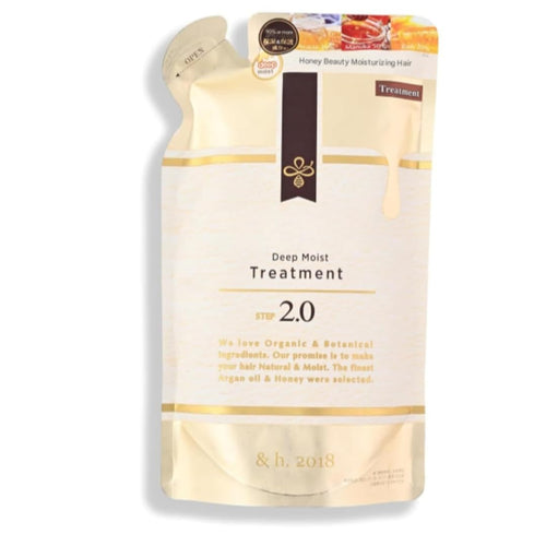 Deep Moist - Deep Moisturizing & Repairing Hair Oil for Dry/Damaged Hair, Honey-Infused, Sulfate/Paraben Free, French Lavender Honey Scent, Hair Care for Women - 350g