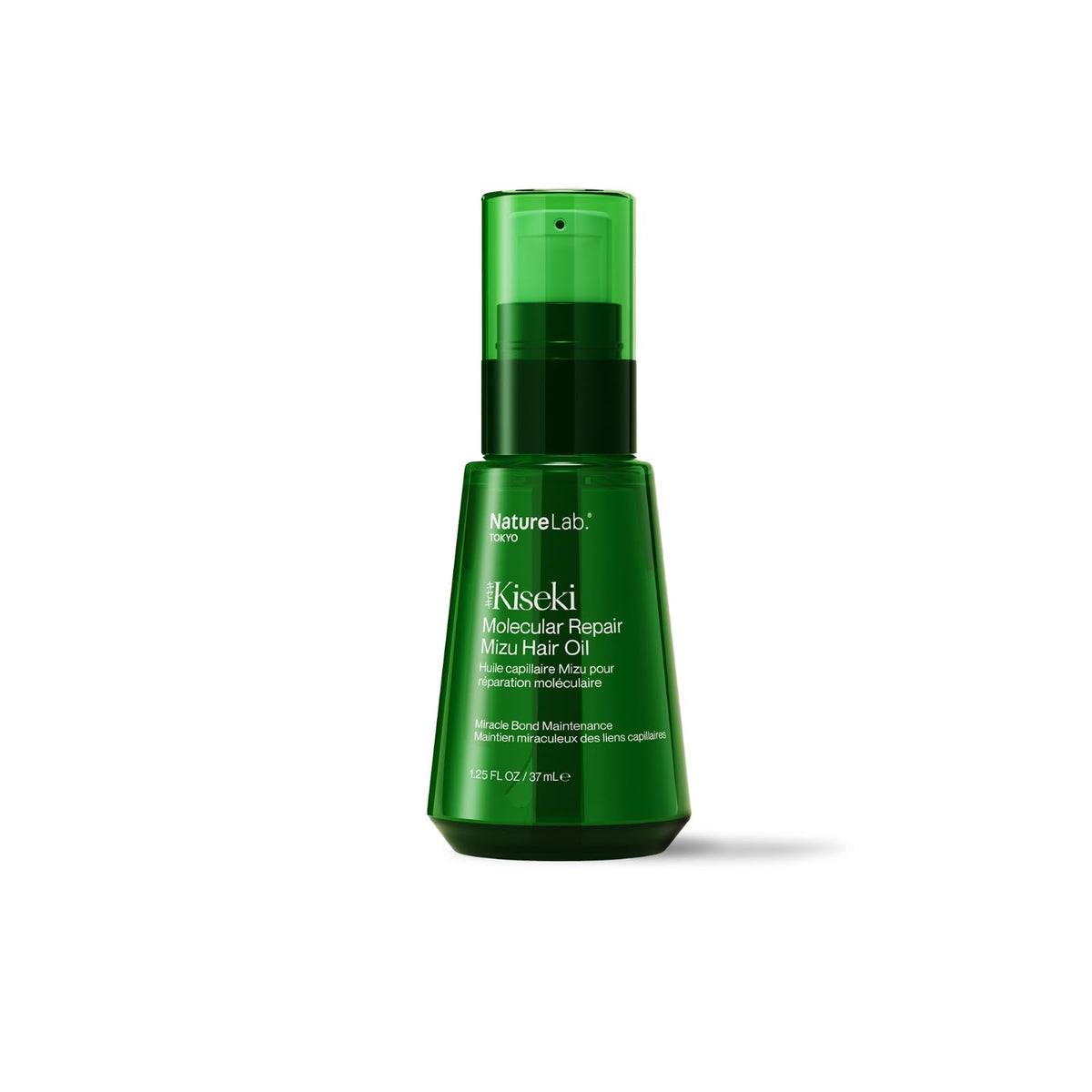 NatureLab.TOKYO Kiseki Molecular Repair Mizu Hair Oil: Weightless Hydrating Hair Serum-Oil - Smooths & Shines Like Glass, Reduces Frizz, Seals Split Ends, Improves Texture, 1.25 oz