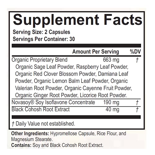Avlimil Hormone Balance & Menopause Support - Mood Swings, Hot Flashes, Night Sweats and Irritability