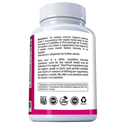 N'More Harmony 600MG Vaginal Suppositories Yeast Infection + 1 Suppository Applicator BV