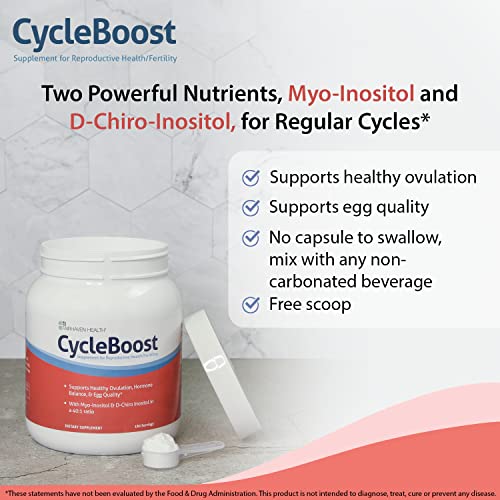 Fairhaven Health Vegan Myo-Inositol and D-Chiro Inositol Powder - 40:1 Ratio - Hormone