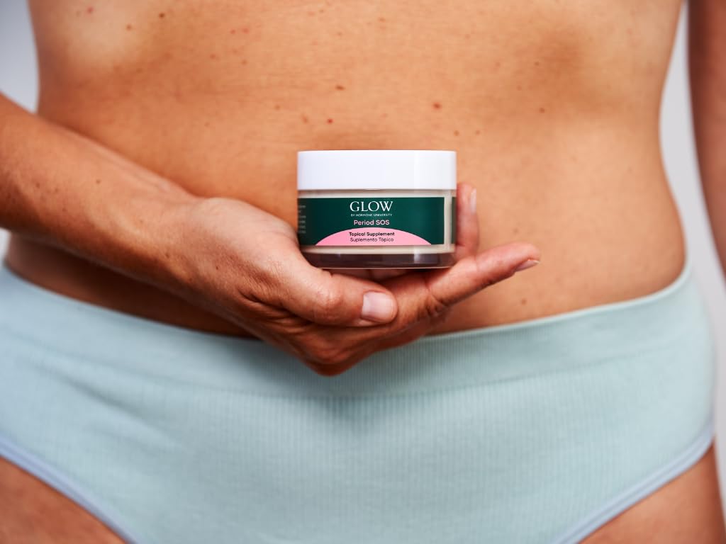Glow Botanica - Period SOS - Real Wild Yam Cream for PMS Symptom Relief - Topical Supplement