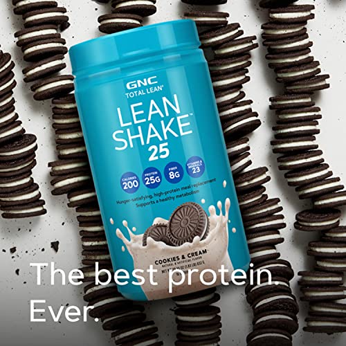GNC Total Lean - Lean Shake 25 Protein Powder - High-Protein Meal Replacement Shake