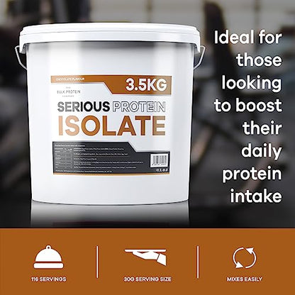 The Bulk Protein Company, Serious Protein Isolate - 3.5kg - Whey Protein Iso