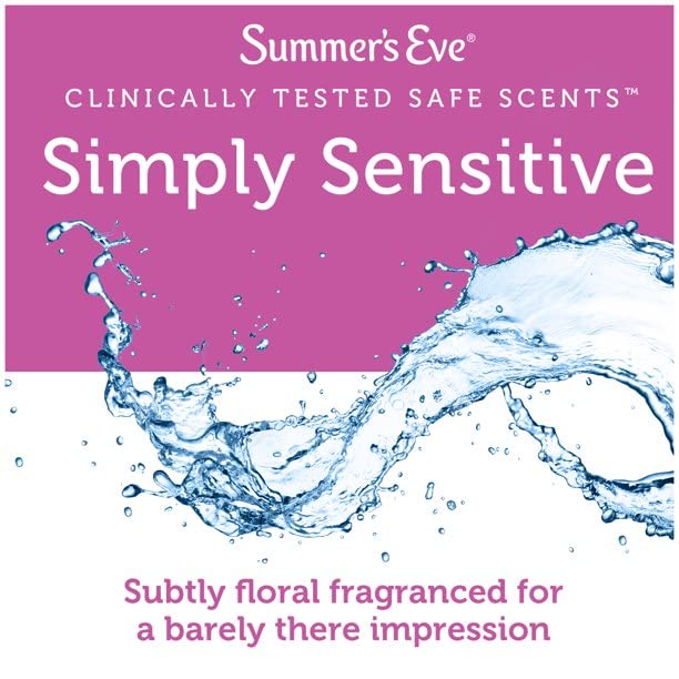 Summer's Eve Feminine Cleansing Cloths - Sensitive Skin - 16 Each - Pack of 2