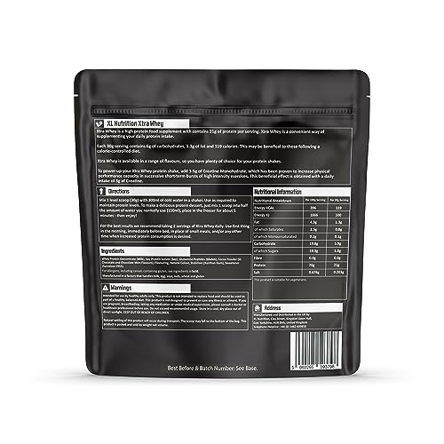 XL Nutrition Whey Protein - High Protein - Low Carbohydrates Protein Powder
