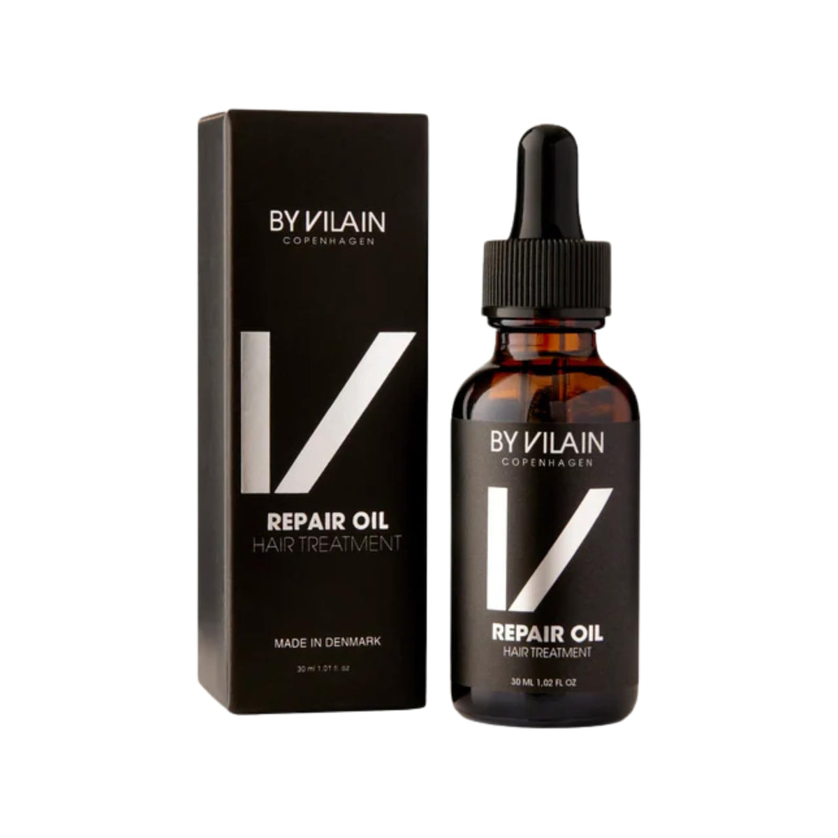 By Vilain Hair Repair Oil - Nourishes, Repairs & Protects with Argan, Flaxseed, Coconut & Rosemary Oils - 30ml