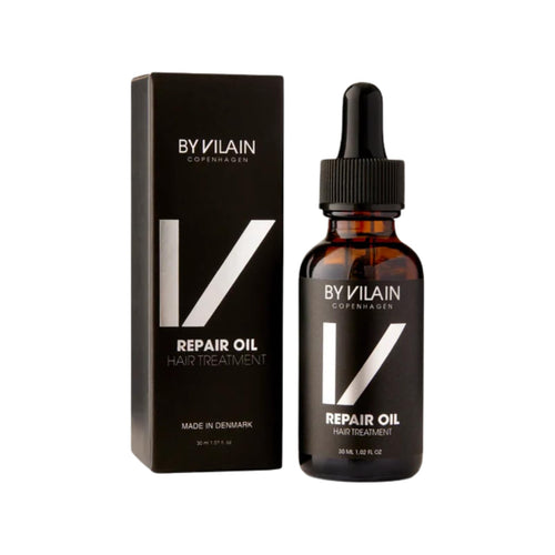By Vilain Hair Repair Oil - Nourishes, Repairs & Protects with Argan, Flaxseed, Coconut & Rosemary Oils - 30ml