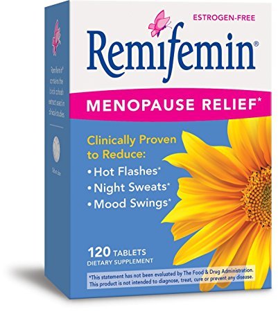 Enzymatic Therapy Remifemin Estrogen-Free Menopause Relief, 120 Tablets - Pack of 2