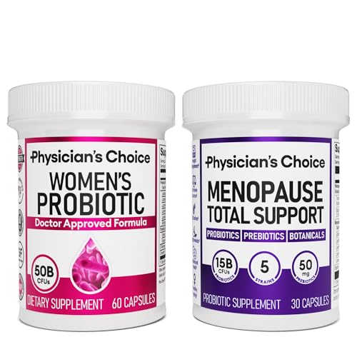 Physician's CHOICE Total Womens Menopause Support Bundle - Womens Probiotic 60ct