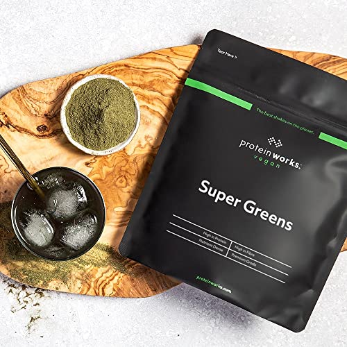 Protein Works Super Greens Powder - Nutrient Dense Detox Shake - Supports Immune System