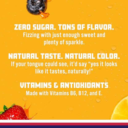 Sparkling Ice, Berry Lemonade Sparkling Water, Zero Sugar Flavored Water, with Vitamins