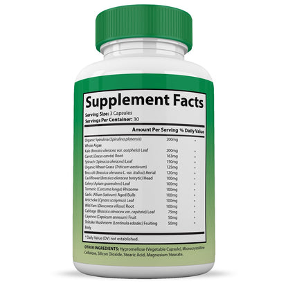 (20 Pack) Vital Fruits and Veggies Supplement Whole Food Red & Green Superfoods