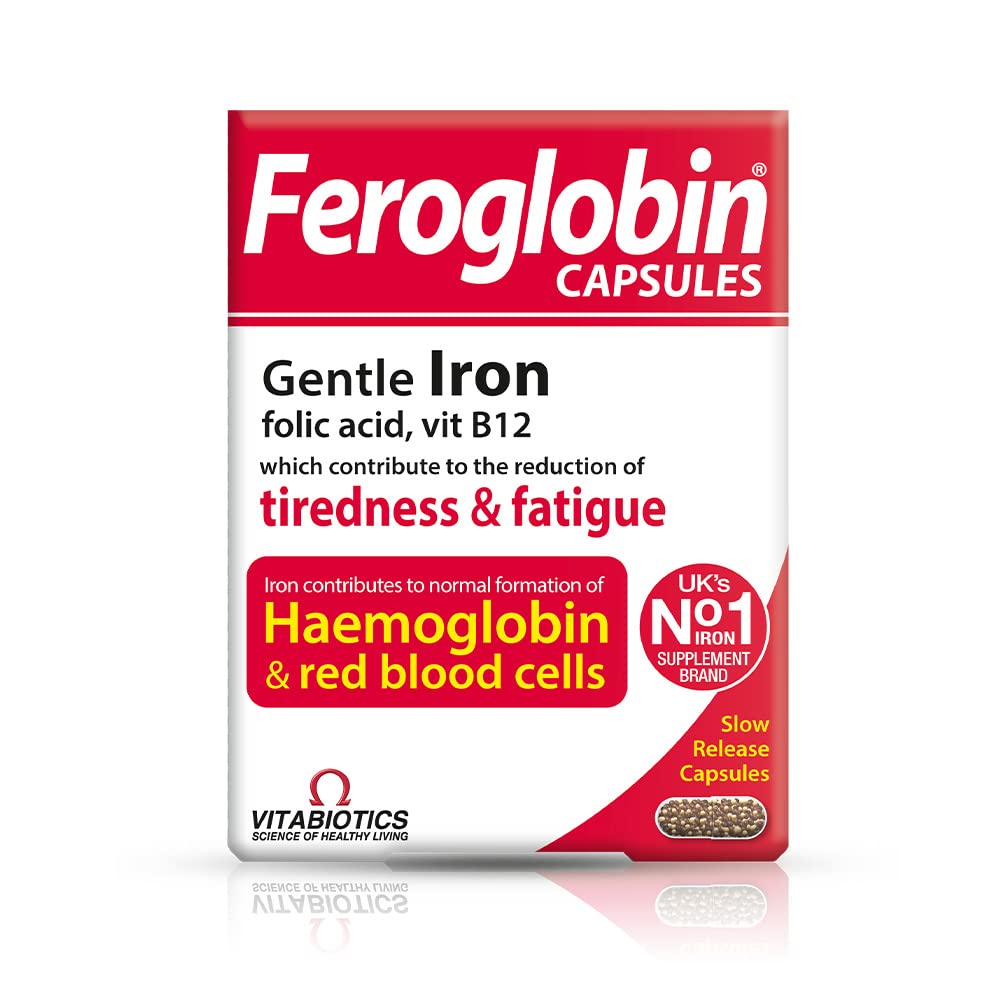 Feroglobin Iron Capsule Helps to reduce tiredness and fatigue