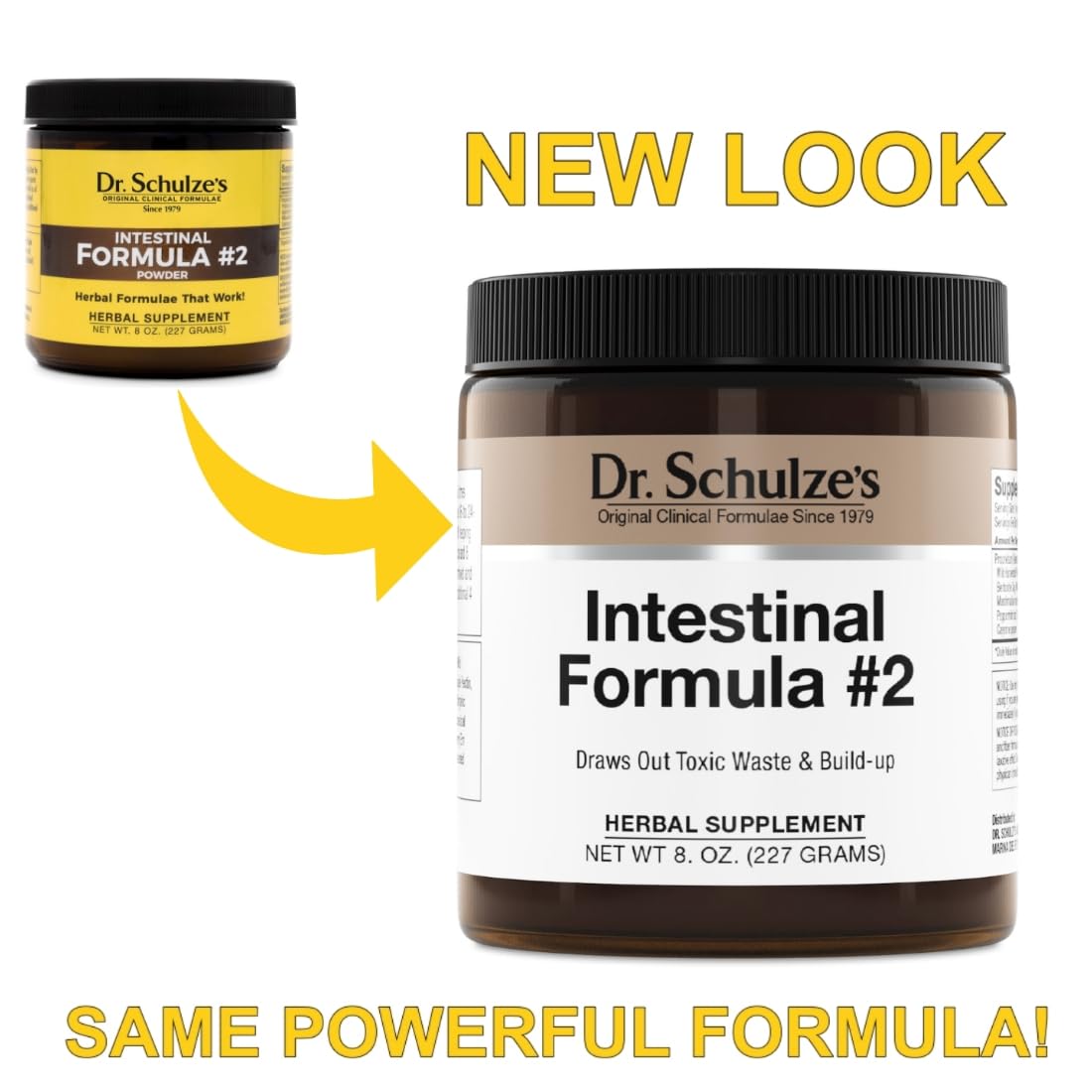 Dr. Schulze's - Intestinal Formula #2 - Herbal Colon Cleanse Formula - 8 Oz. Jar