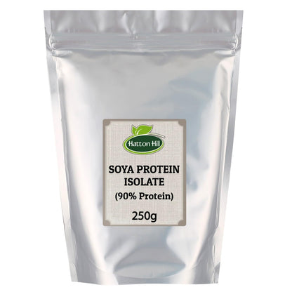 SOYA Protein Isolate (90% Protein) 250g by Hatton Hill, Unflavoured, Vegan Protein Shake