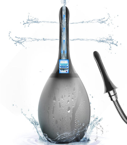 Enema Douche Anti Back-Flow, Amal Douche Connected to Shower Hole,Enema Bulb with 7 Spouts