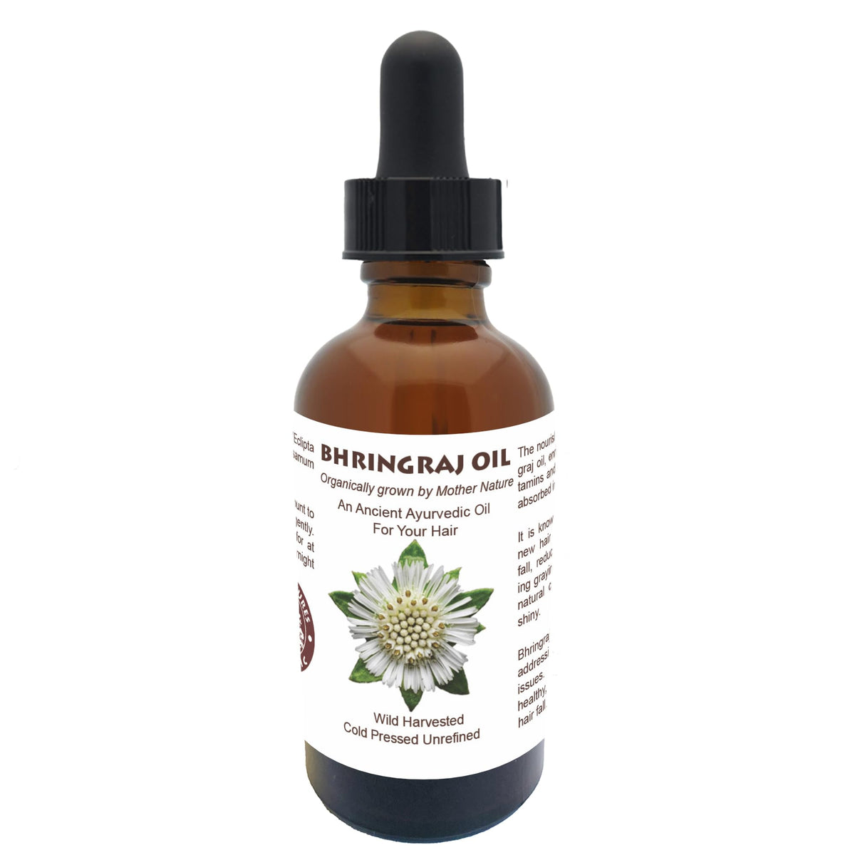 Best Natures Bhringraj Oil, Indian Eclipta Alba Oil, Pure and Natural, Cleans scalp, Improve overall appearance of hair. Goodbye Dandruff, For Graying, Hello Luminously shiny hair / 2 fl oz