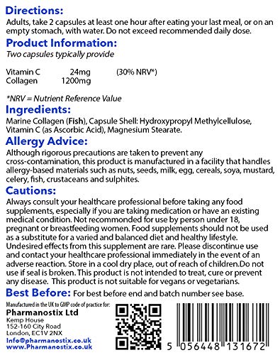 Marine Collagen C+ Supplement - Naticol 1200 mg Marine Collagen