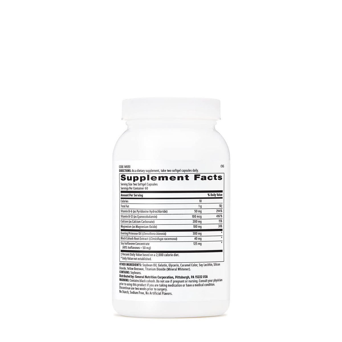 GNC Women's Phytoestrogen Formula - Supports Hormone and Mood Balance Plus Increased Energy