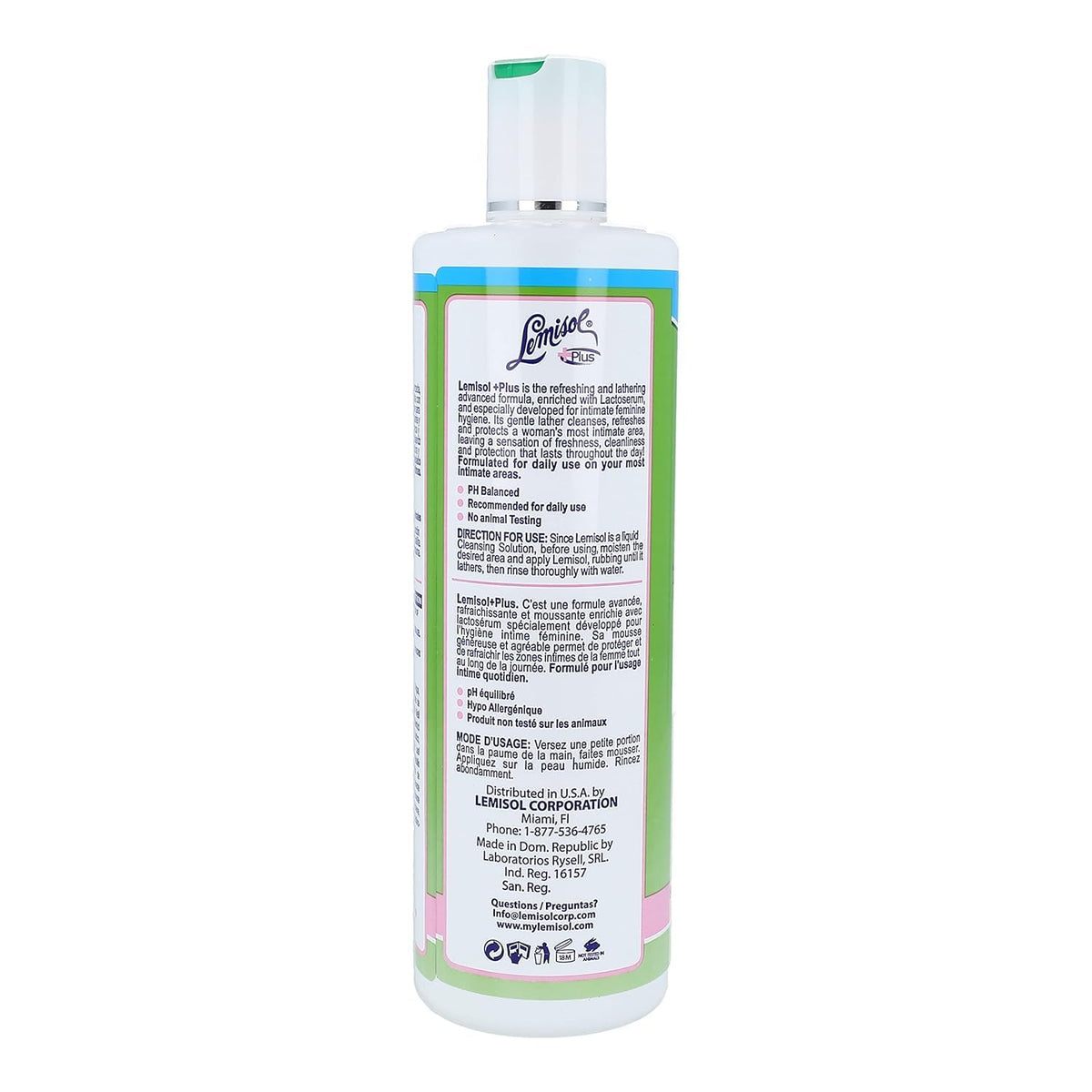 Lemisol Plus Feminine Wash 16 oz (Pack of 5)