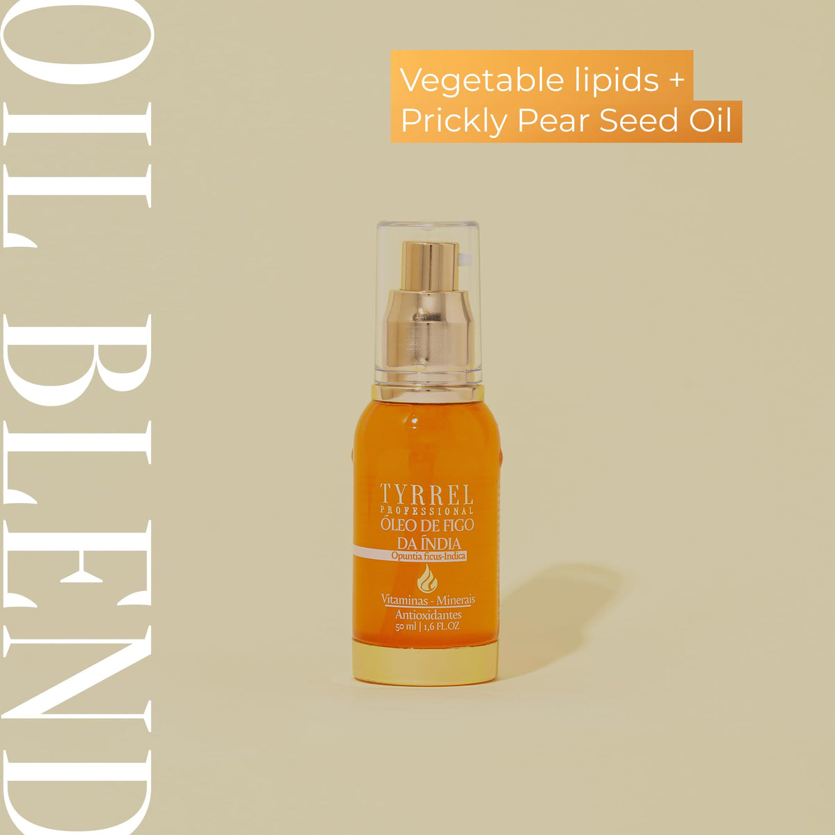 Fig Split End Repair Hair Oil 1.69 fl oz - Luxurious Fig Scent, High Cuticle Absorption, Protein Replacement, and Deep Nutrition - For Damaged Ends and Frizz Control - Tyrrel
