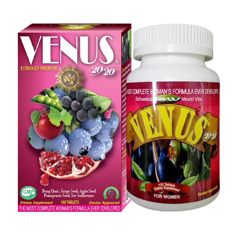 VENUS 20/20 The Most Complete Woman's Formula Ever Edveloped 100 Tablets by Schweitzz