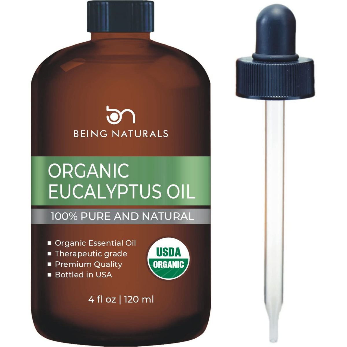 Organic Eucalyptus Essential Oil - Huge 4 FL OZ - 100% Pure & Natural – Premium Natural Oil